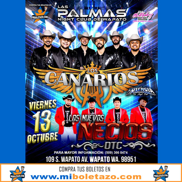 BAILE CON LOS CANARIOS DE MICHOACAN EN LAS PALMAS CLUB WAPATO Mi Boletazo