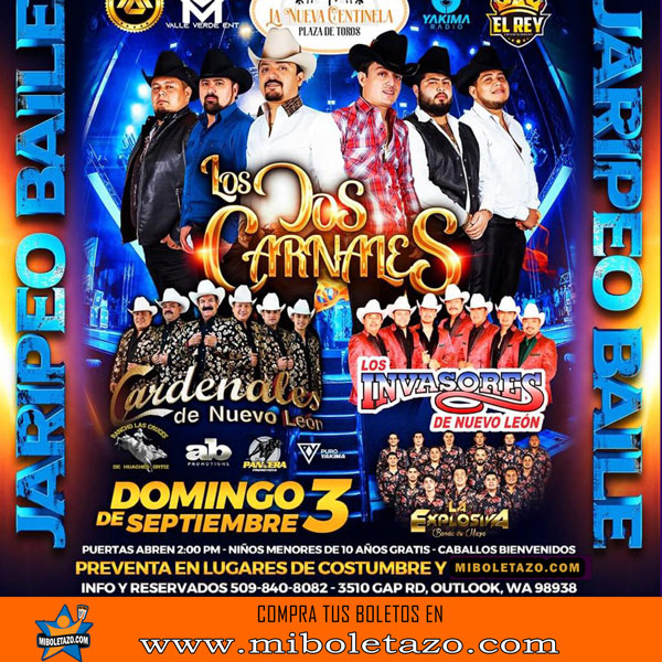 JARIPEO BAILE LOS DOS CARNALES EN LA NUEVA CENTINELA OUTLOOK WA Mi